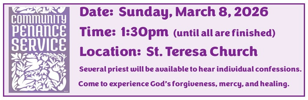 Lenten Penance Service 2026